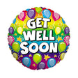 Foil Balloon Rainbow Get Well 18 Inch
