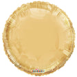 18 Inch Round Champagne Gold Foil Balloon