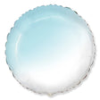 Foil Balloon 18 Inch Round Gradient Baby Blue