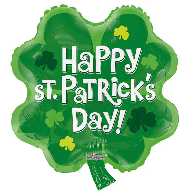 Foil Balloon Saint Patrick's Shamrock Shape