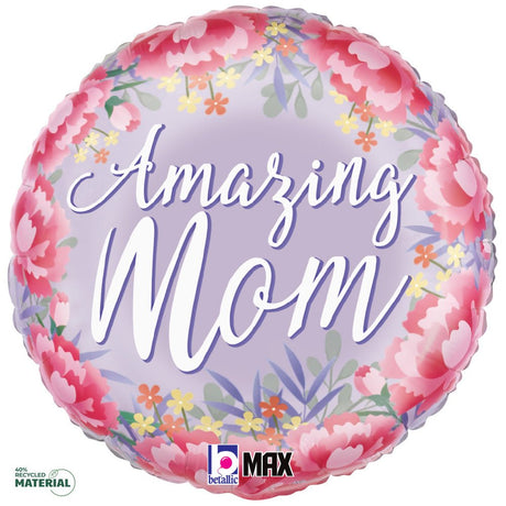 Foil Balloon Amazing Mom 18 Inch
