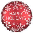 Foil Balloon Happy Holidays Nordic