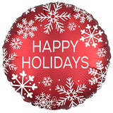 Foil Balloon Happy Holidays Nordic