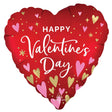 Foil Balloon Valentine's Day Heartfelt Elegance