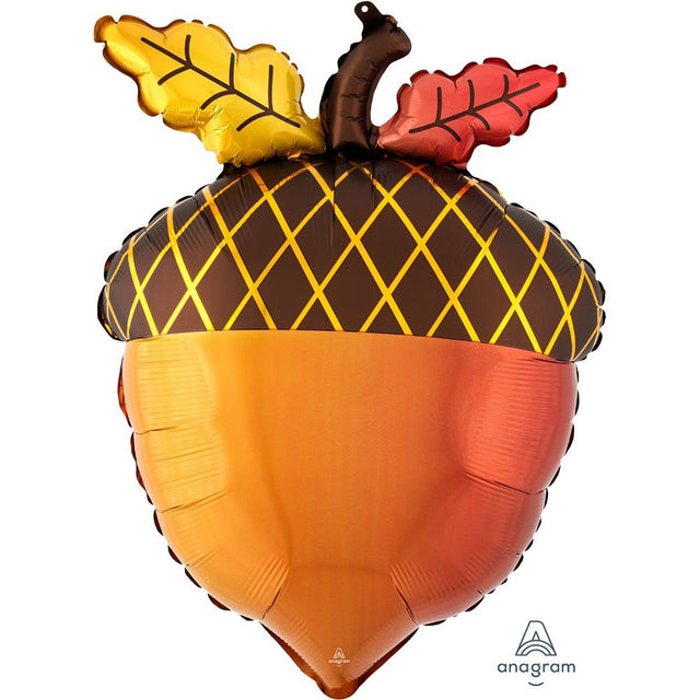 Fall Acorn Foil Balloon