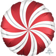 Foil Balloon 18 Inch Satin Infused Sangria Candy Swirls