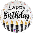 Birthday Candles 18 Inch Foil Balloon