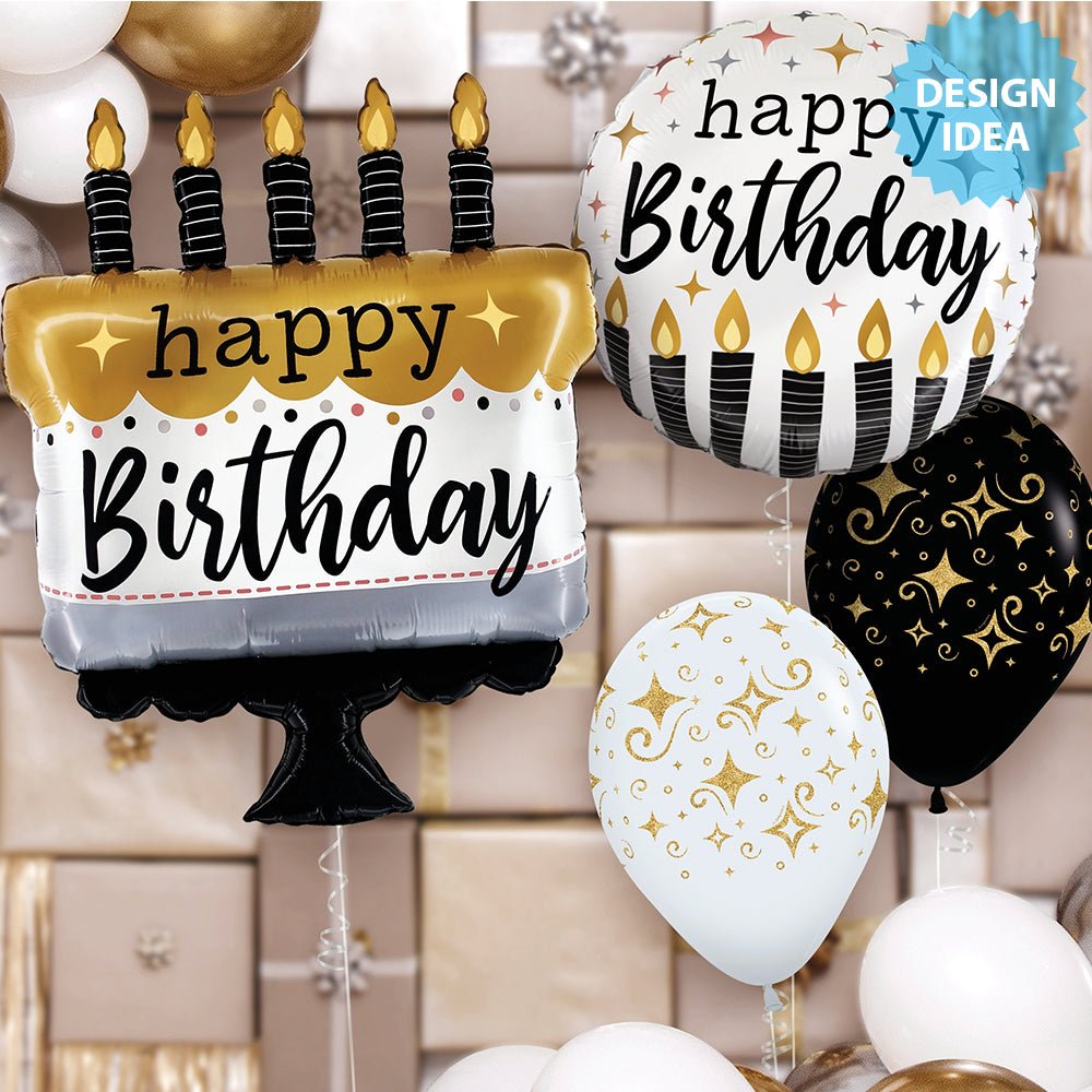 Birthday Candles 18 Inch Foil Balloon