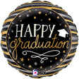 Graduation Foil Balloon 18 Inch Satin Metallic