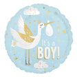 Baby Boy Foil Balloon 18 Inch Satin Special Delivery