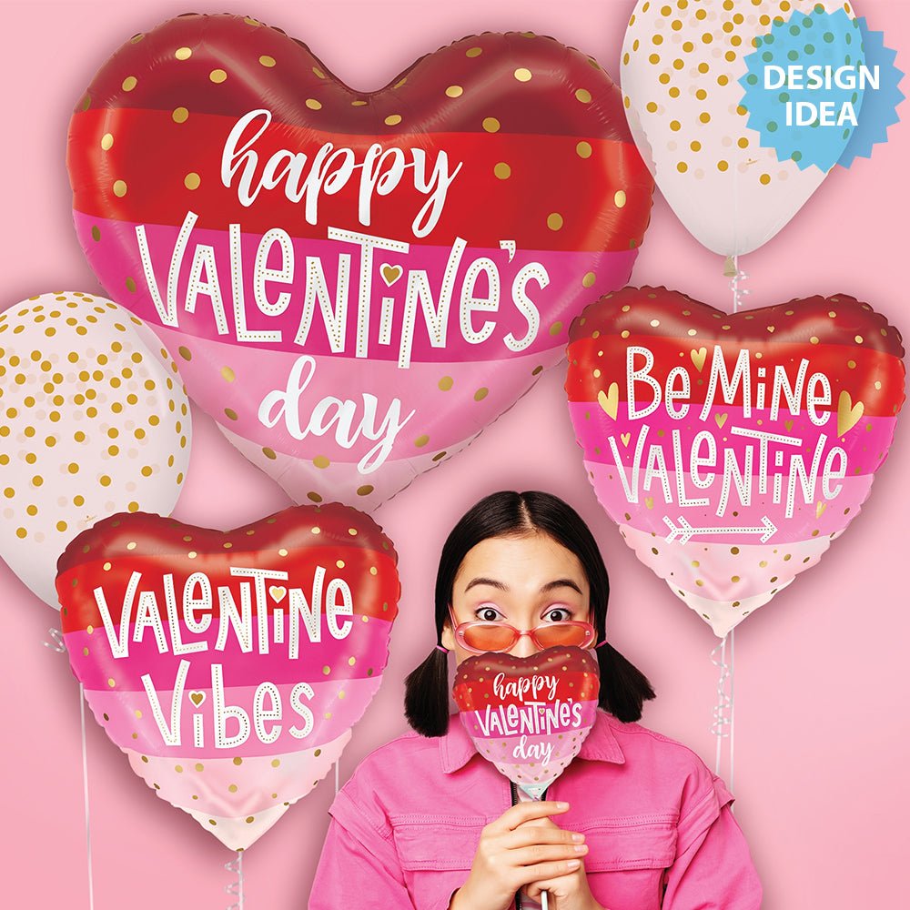 Valentine Foil Balloon Be Mine Heart