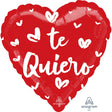 Foil Balloon Satin Te Quiero Fresh Hearts