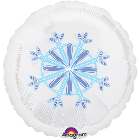 Snowflake Foil Balloon 18 Inch