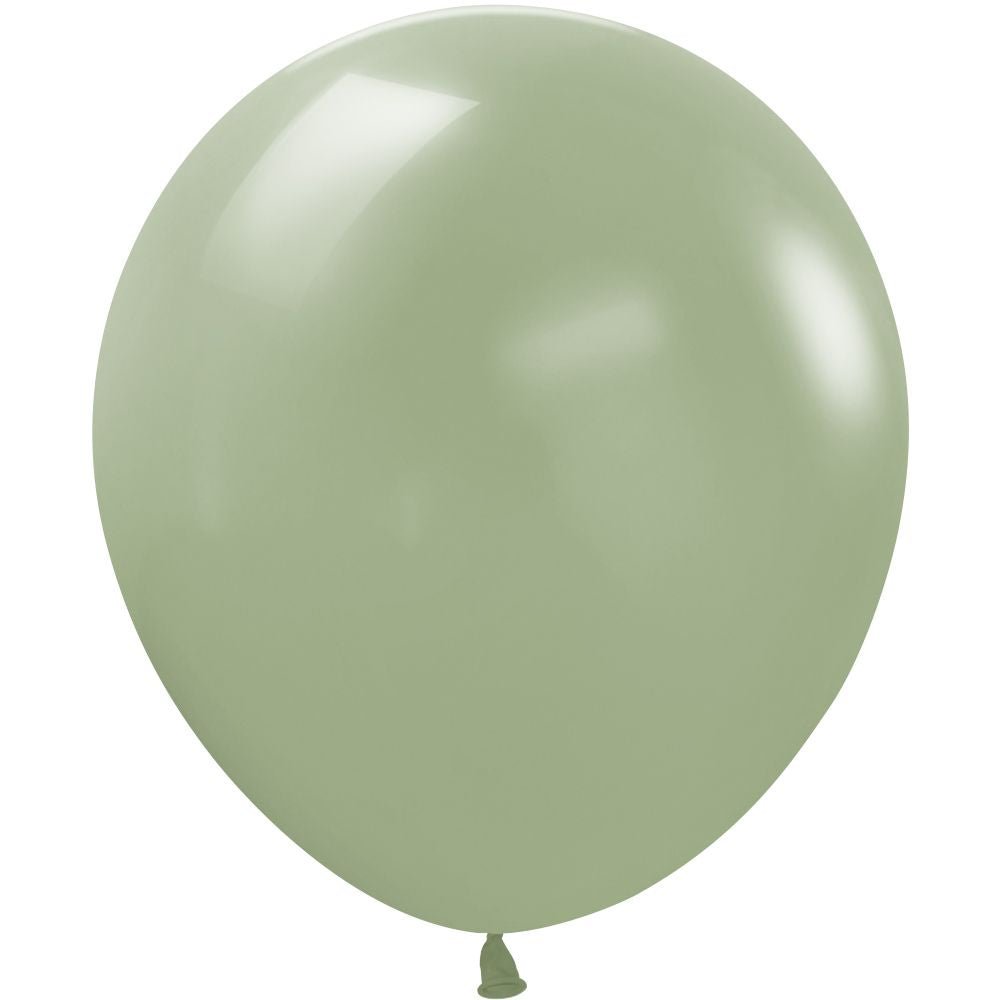 Latex Balloons 18 Inch Eucalyptus Green