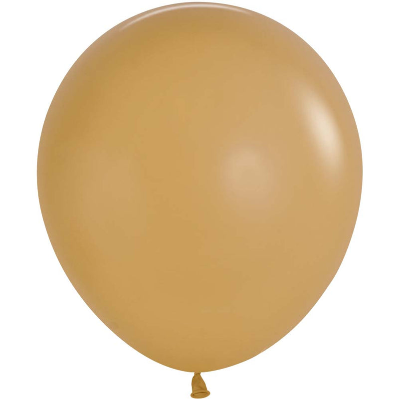 Latex Balloons 18 Inch Sempertex Deluxe Latte