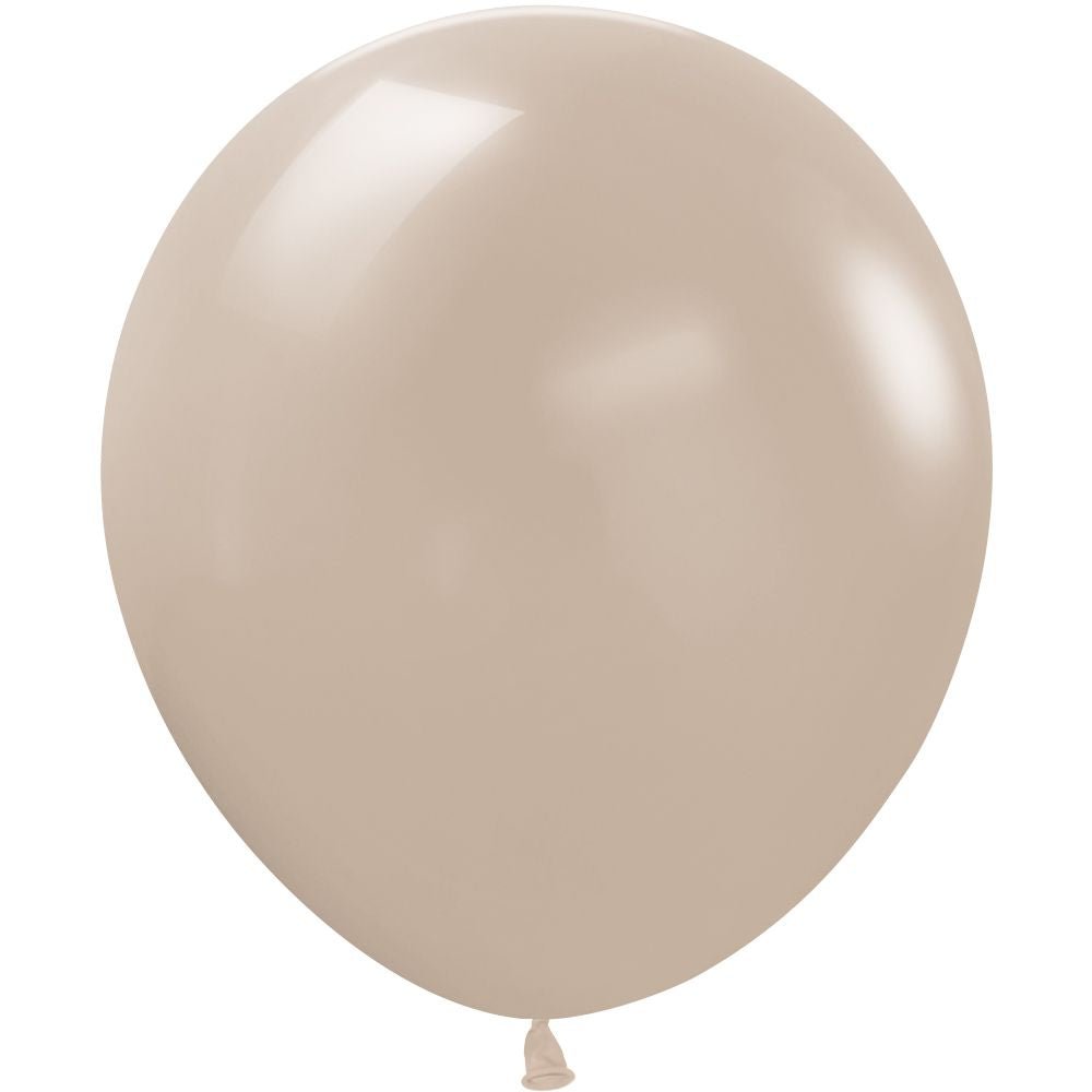 18 Inch Latex Balloons White Sand
