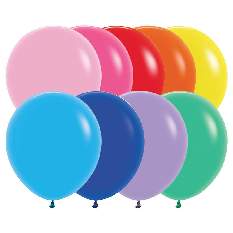 Latex Balloons 18 Inch Fashion Assortment