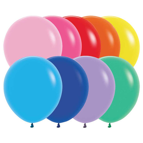 Latex Balloons 18 Inch Fashion Assortment