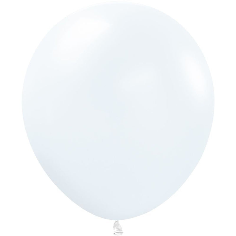 Latex Balloons 18 Inch Sempertex Fashion White