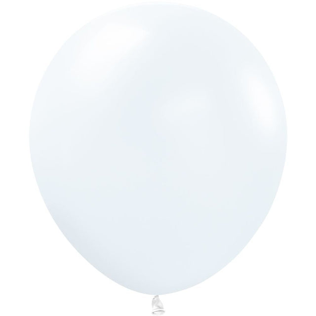 Latex Balloons 18 Inch Sempertex Fashion White