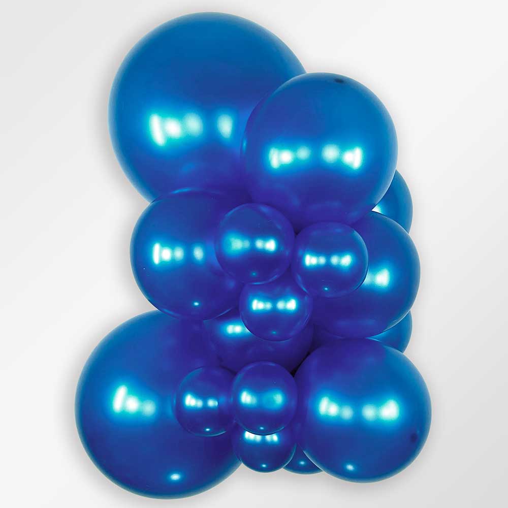 Latex Balloons 18 Inch Metallic Blue
