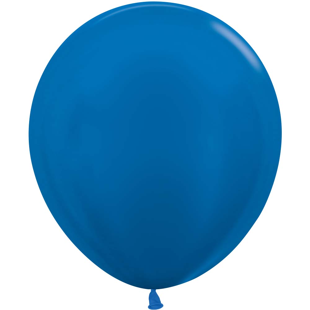 Latex Balloons 18 Inch Metallic Blue