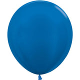 Latex Balloons 18 Inch Metallic Blue