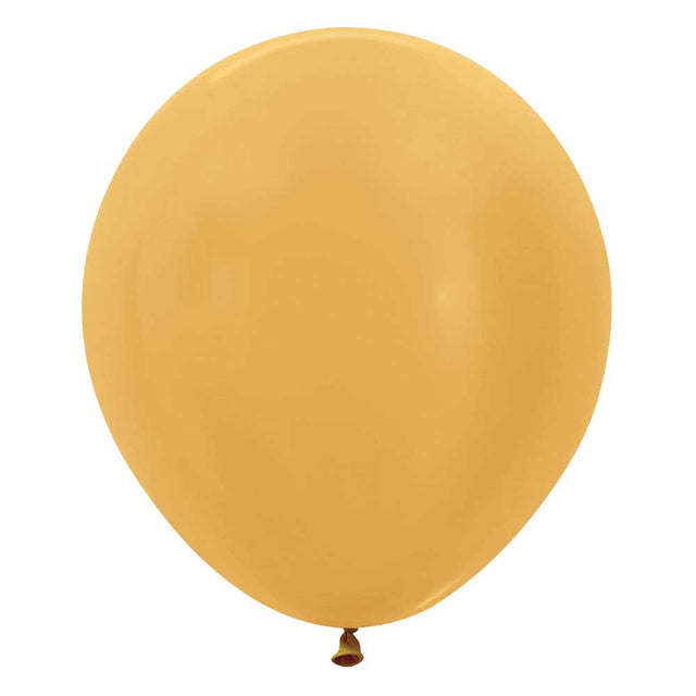 Latex Balloons 18 Inch Metallic Gold