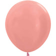 Latex Balloons 18 Inch Metallic Rose Gold