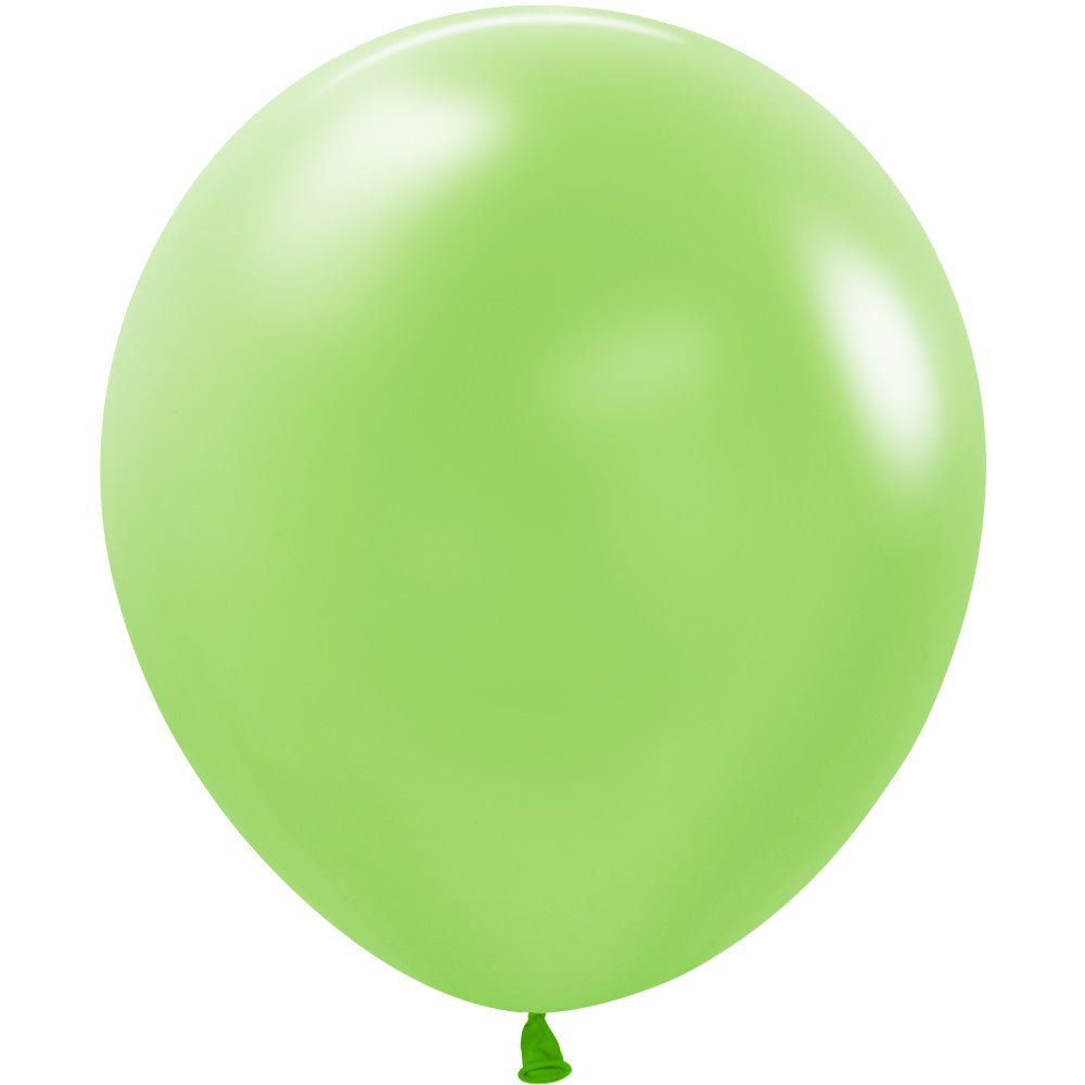 18 Inch Latex Balloons Neon Green