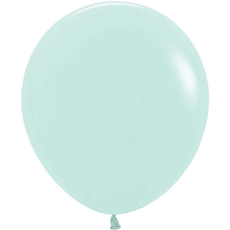 Latex Balloons 18 Inch Pastel Matte Green