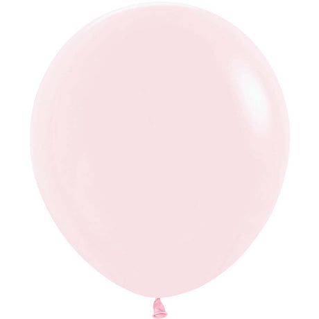18 Inch Latex Balloons Pastel Matte Pink