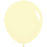 Latex Balloons 18 Inch Pastel Matte Yellow