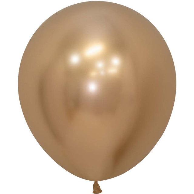Latex Balloons 18 Inch Sempertex Reflex Gold