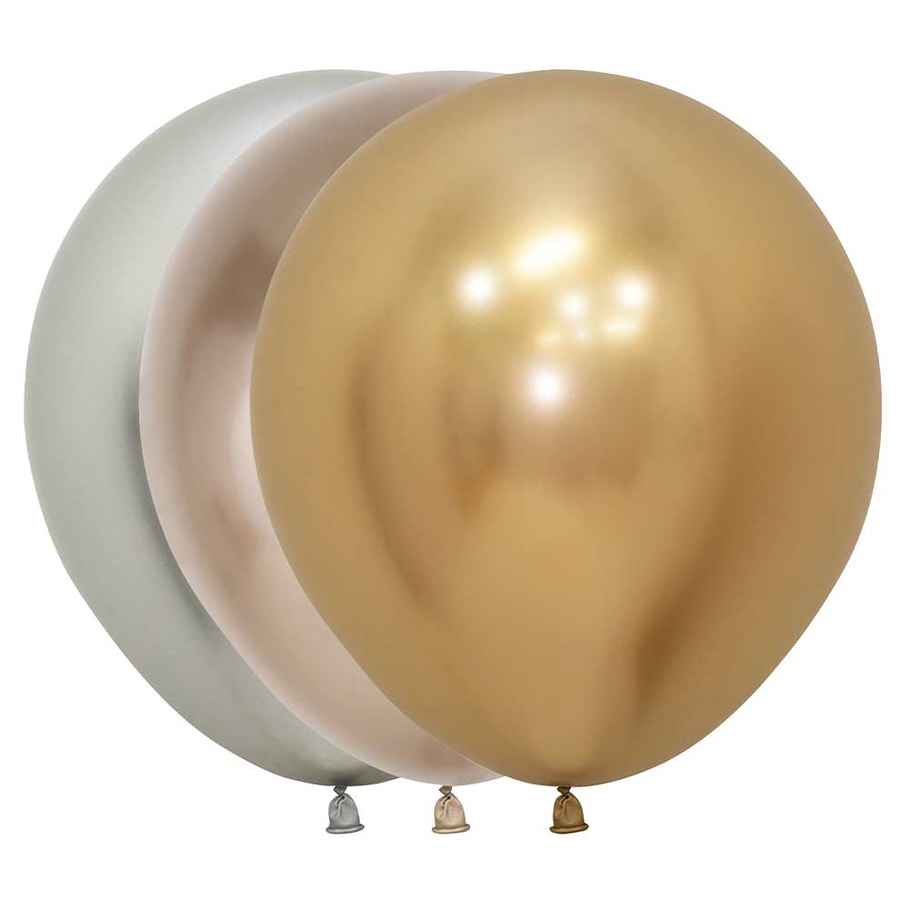 Latex Balloons 18 Inch Sempertex Reflex Golden Luxury Assortment