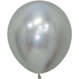 18 Inch Latex Balloons Reflex Silver