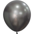 Latex Balloons 18 Inch Sempertex Silk Midnight Grey