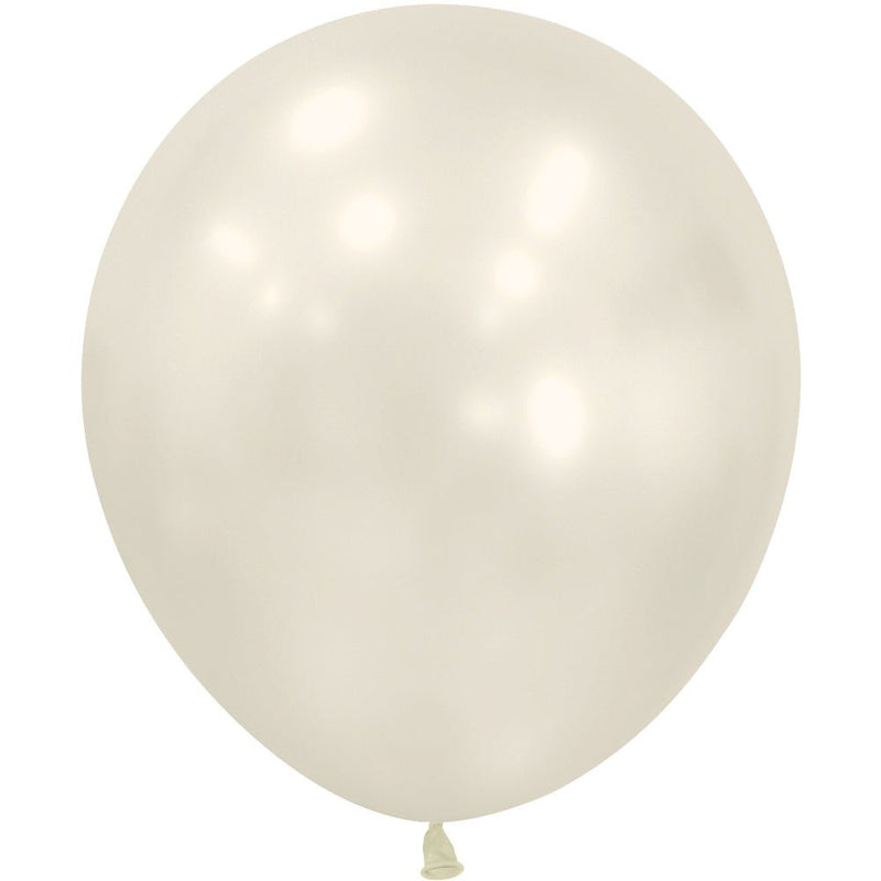 Latex Balloons 18 Inch Sempertex Silk Oyster White