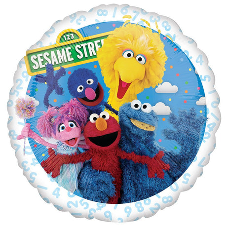 Sesame Street Foil Balloon 18 Inch