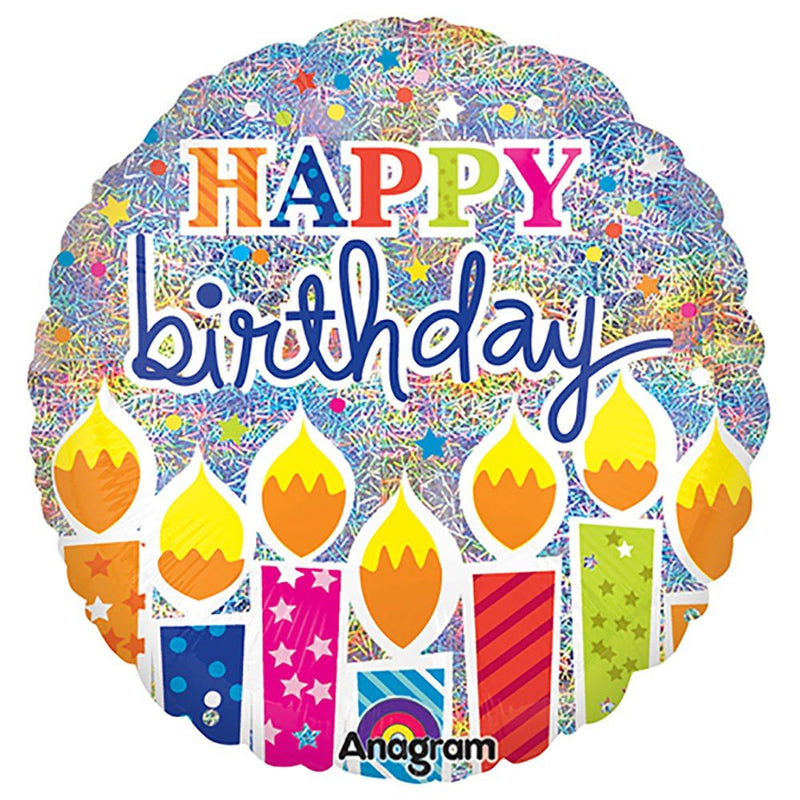 Birthday Candles Foil Balloon