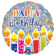 Birthday Candles Foil Balloon