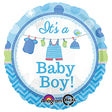 18 Inch Baby Boy Foil Balloon