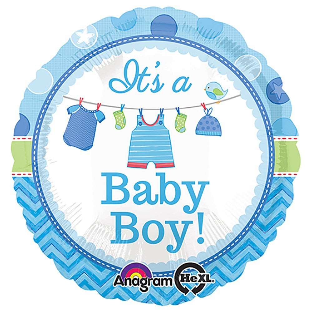 18 Inch Baby Boy Foil Balloon