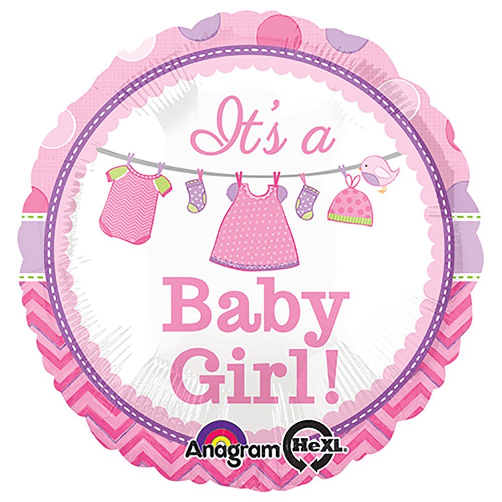 18 Inch Baby Girl Foil Balloon