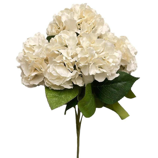 Silk Pongee Hydrangea Bush Beige