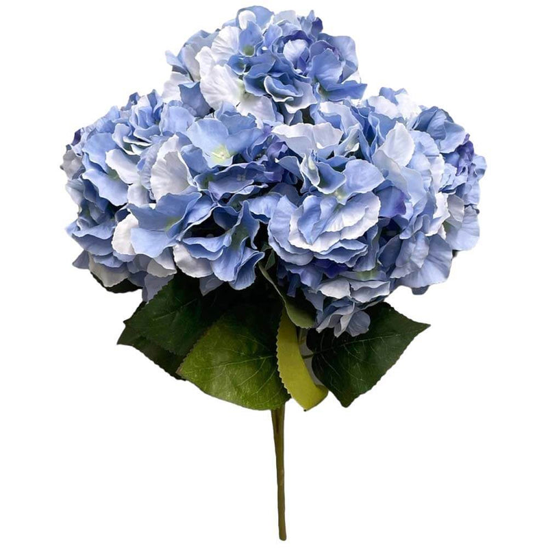 Silk Hydrangea Bush Blue