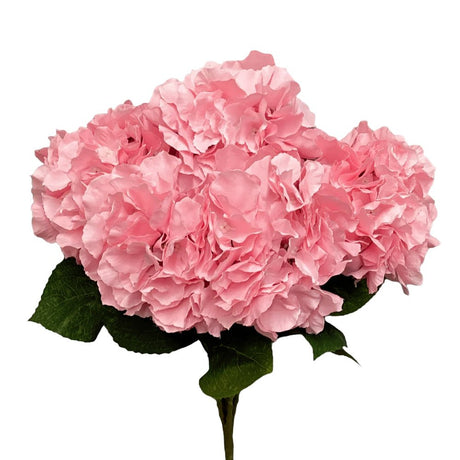 Hydrangea Bush Light Mauve Silk Flowers