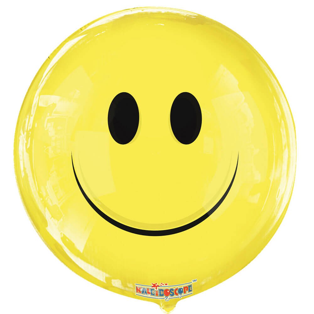 Smile Face Plastic Balloon 18 Inch