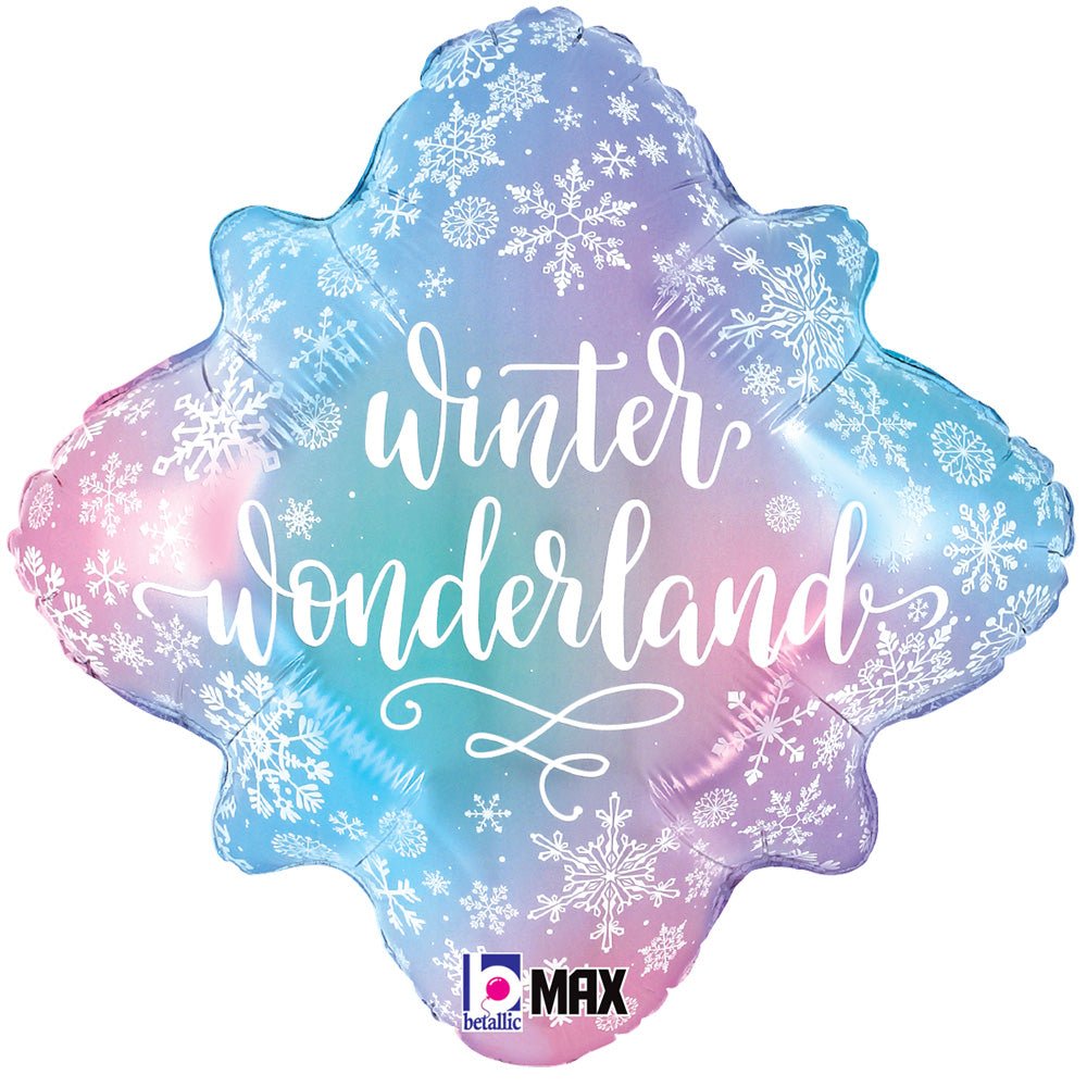 Foil Balloon Snowflake Wonderland