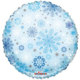 Foil Balloon Snowflakes Pattern 18 Inch